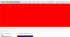 Desktop Screenshot of mycryptomoney.com